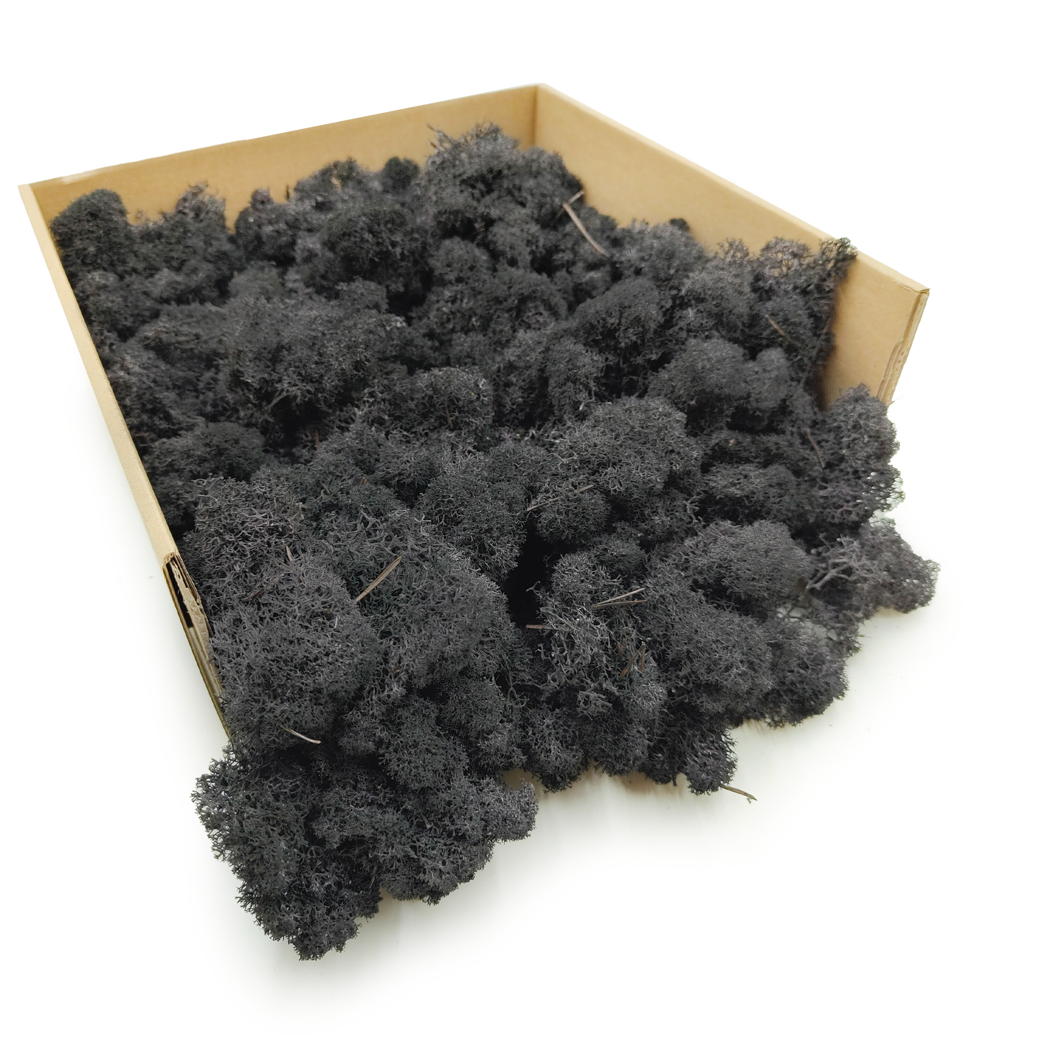 Reindeer Moss – Finnish – Purified – Black – 250g NET