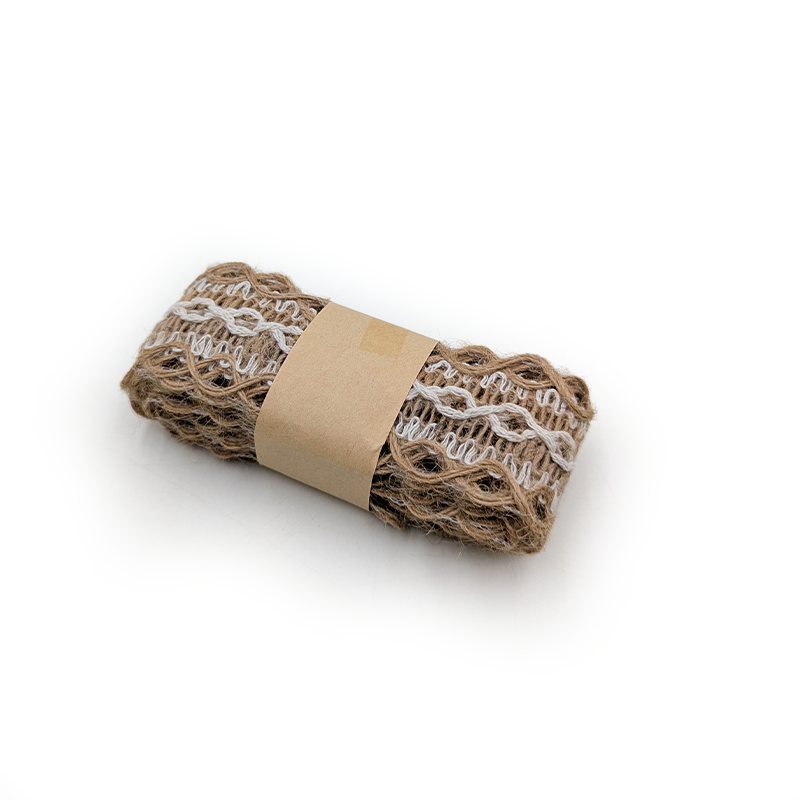Jute Floristry Ribbon – Natural – Boho Loop – Roll 4cm × 2m