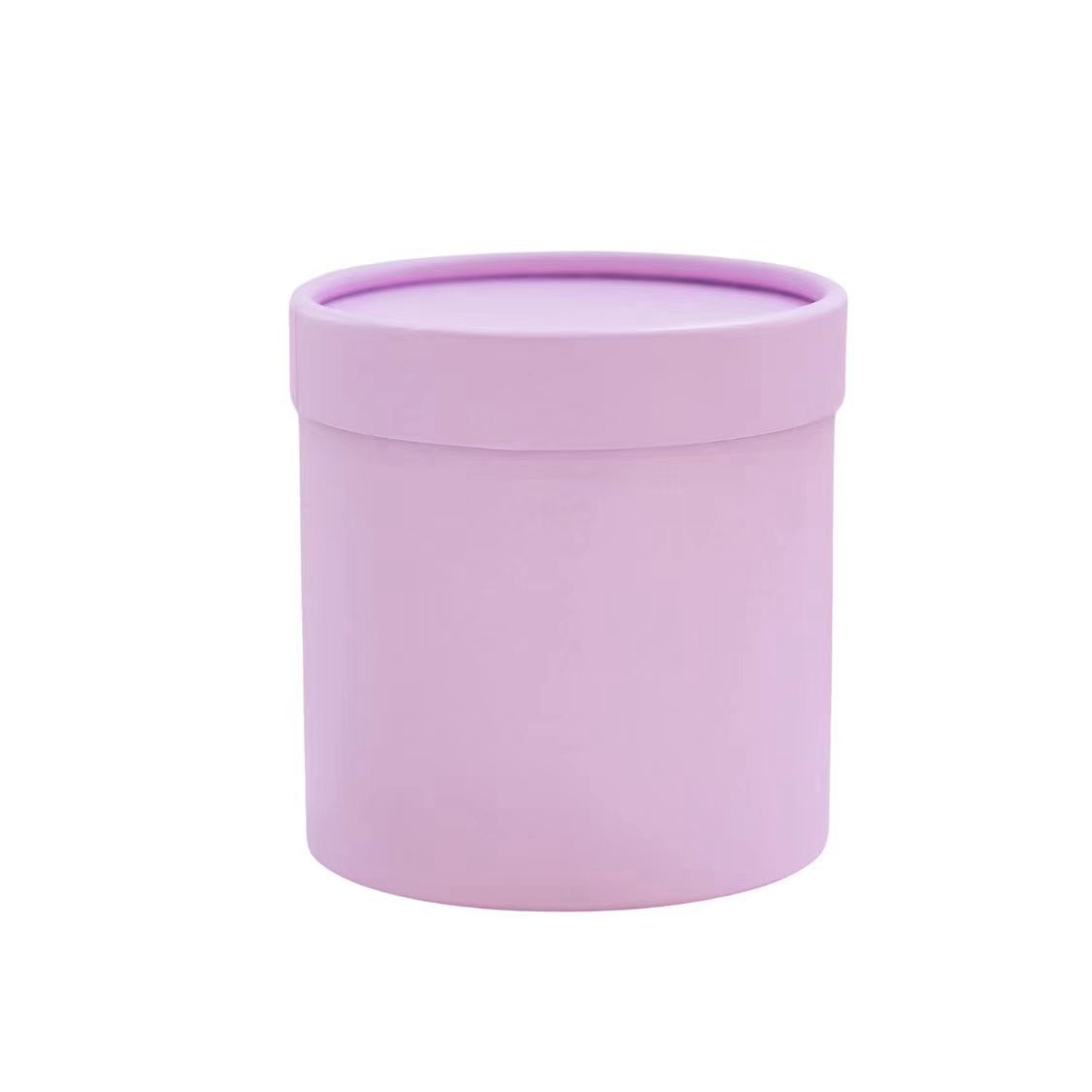Round Flower Box 12.5 × 12.5 cm – Lilac
