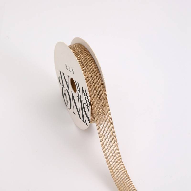 Jute Ribbon – Natural – Roll 2.5cm × 13.5m