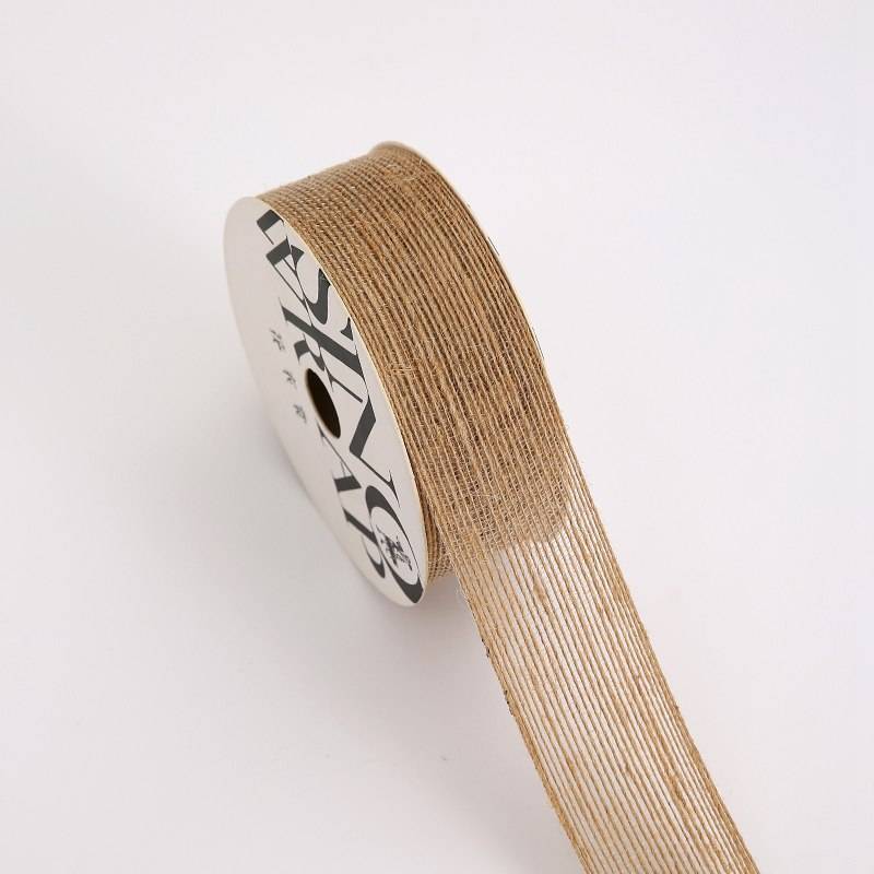 Jute Ribbon – Natural – Roll 3.8cm × 13.5m