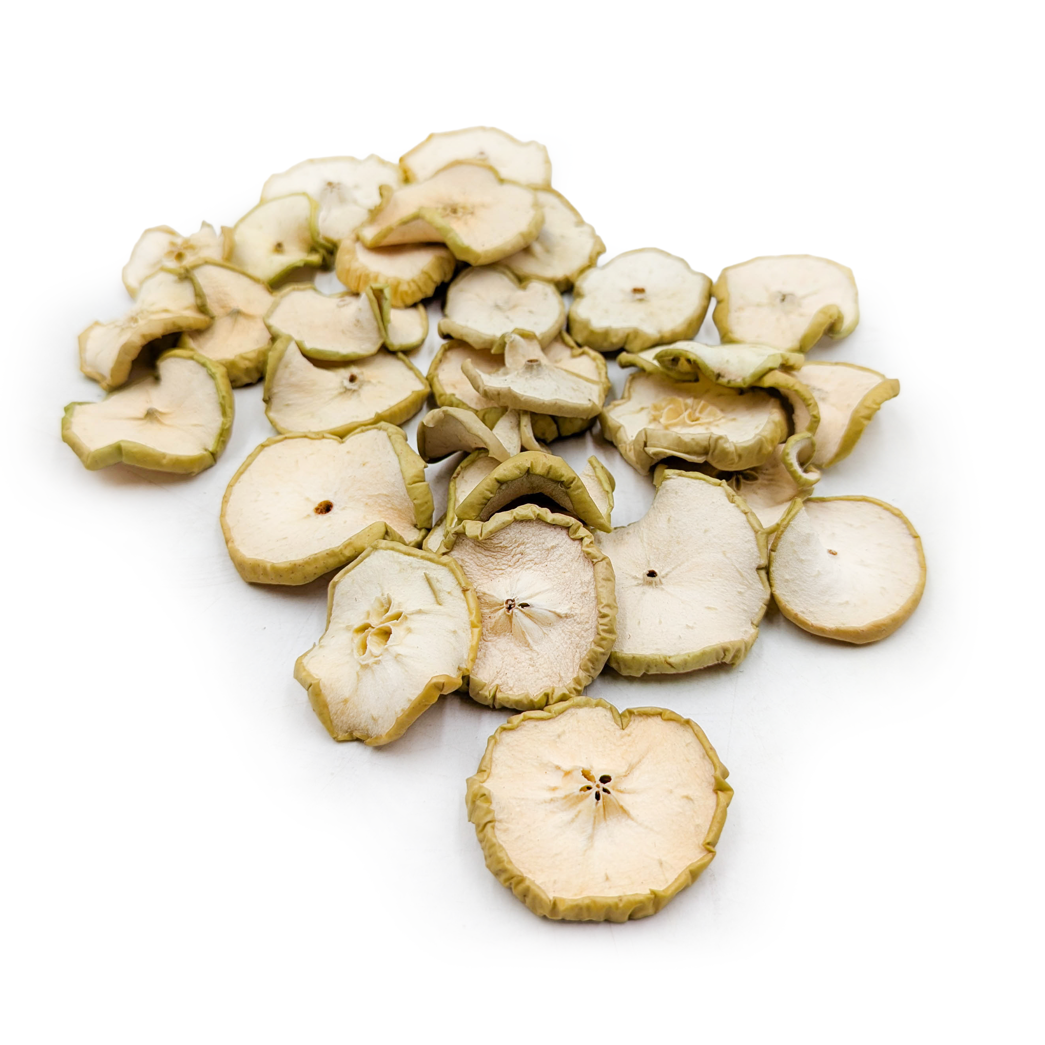 Dried Green Apple Slices - 30 pieces
