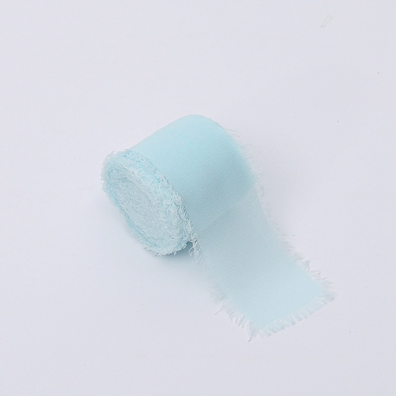 Floristry Ribbon – Chiffon – Pastel Blue – Roll 4cm x 4.5m