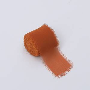 Floristry Ribbon – Chiffon – Terracotta – Roll 4cm x 4.5m