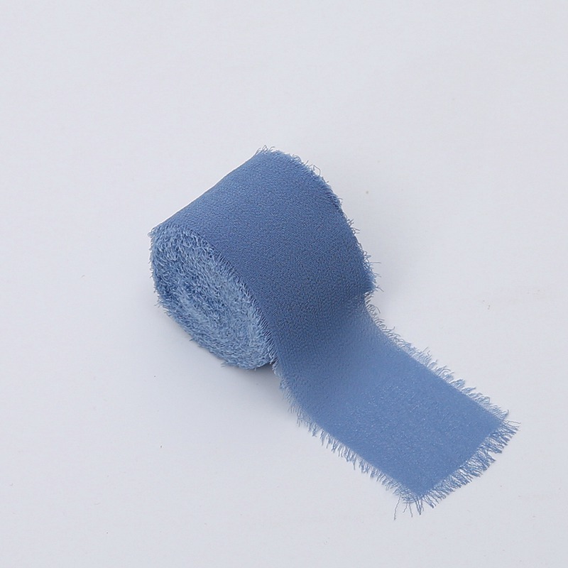 Floristry Ribbon – Chiffon – Blue – Roll 4cm x 4.5m