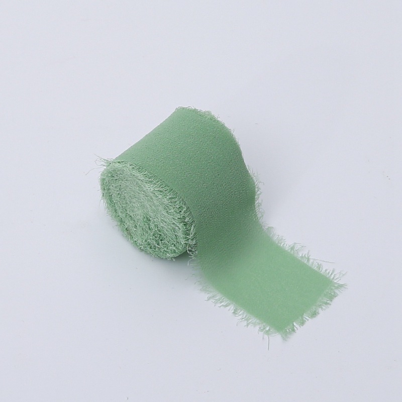 Floristry Ribbon – Chiffon – Pastel Green – Roll 4cm x 4.5m