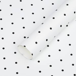 Floral Foil - Dots White - Sheets 58x58 cm - 20pcs