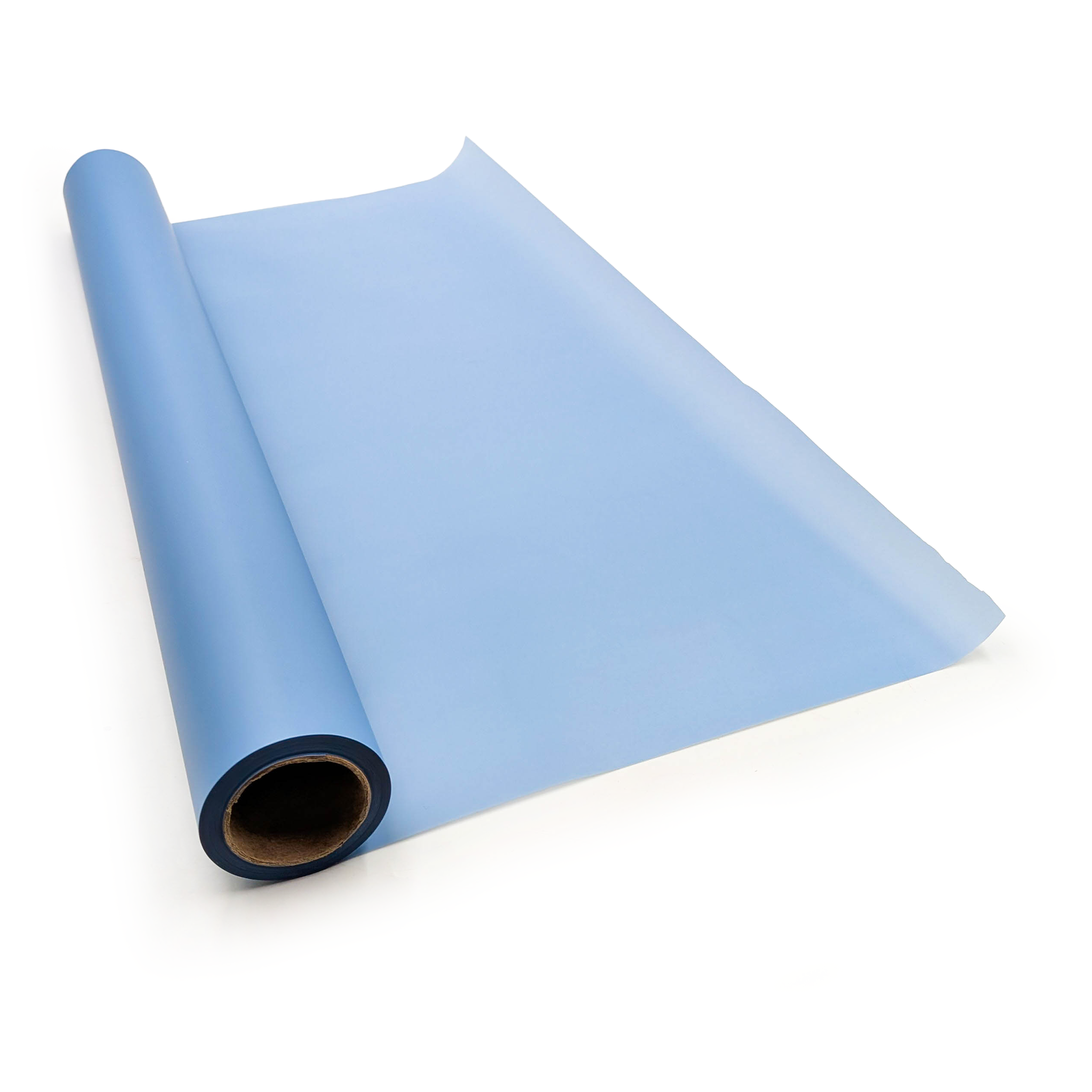 Matte Floral Foil - "Matte 90's" – Columbia Blue - Roll 58cm x 20m (1)