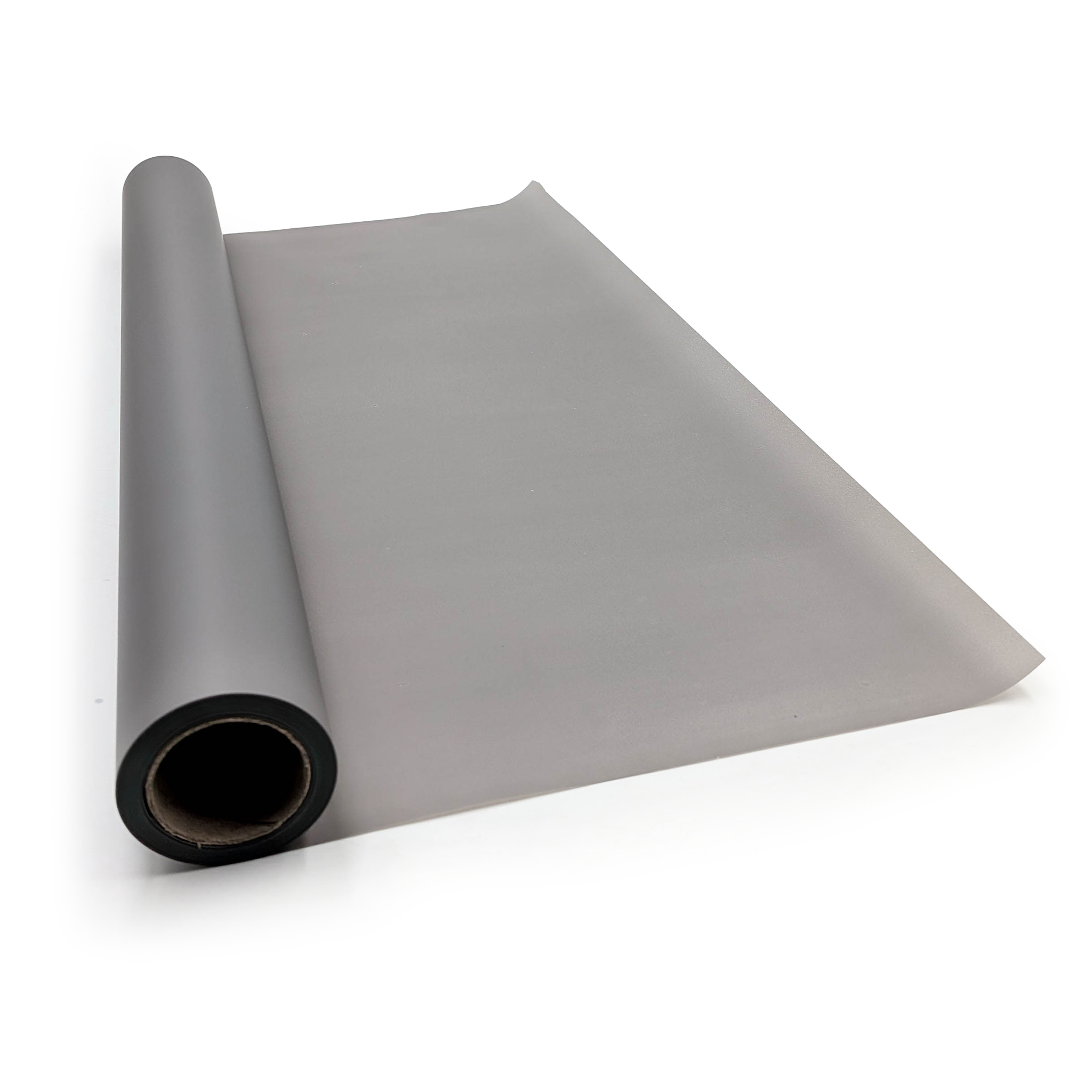 Matte Floral Foil - "Matte 90's" – Grey - Roll 58cm x 20m