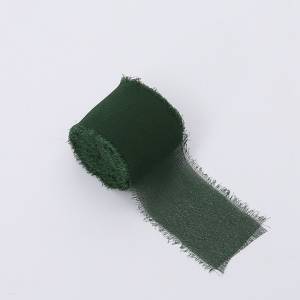 Floristry Ribbon – Chiffon – Bottle Green – Roll 4cm x 4.5m