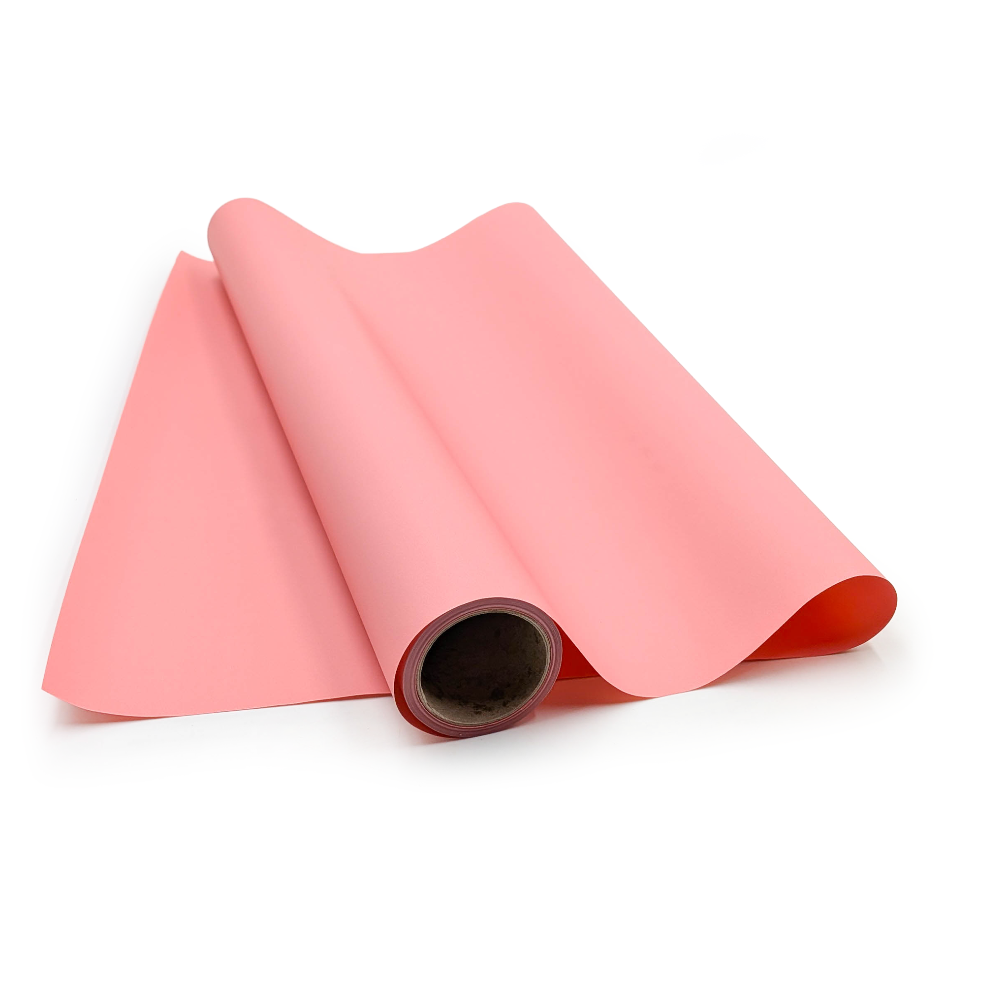 Scented Floral Foil – Satin Aroma – Powder Pink – Roll 50 cm × 9 m 