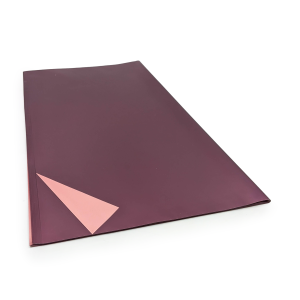 Floral Foil - Red Wine - Sheets 58x58 cm - 20pcs