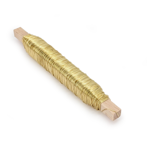 Floral Wire on a Stick - 0.5mm - Gold