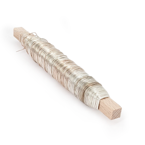 Floral Wire on a Stick - 0.5mm - Silver