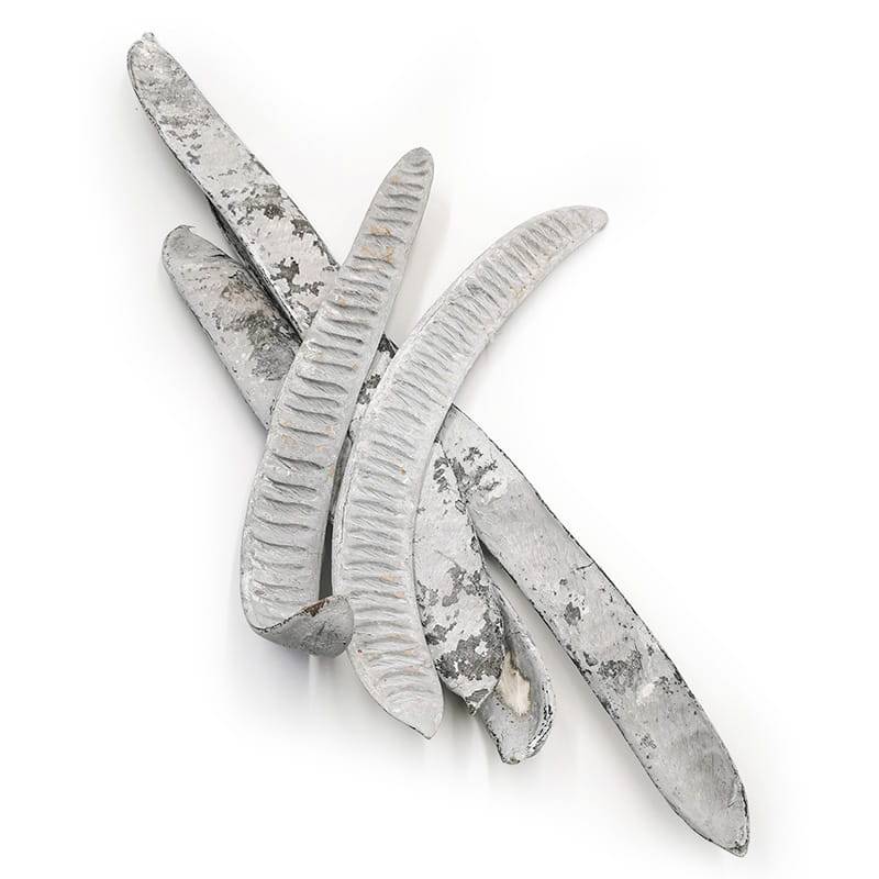 Step Fruit Machete - (Grey White Washed) - Exotic Dried - Pack of 5