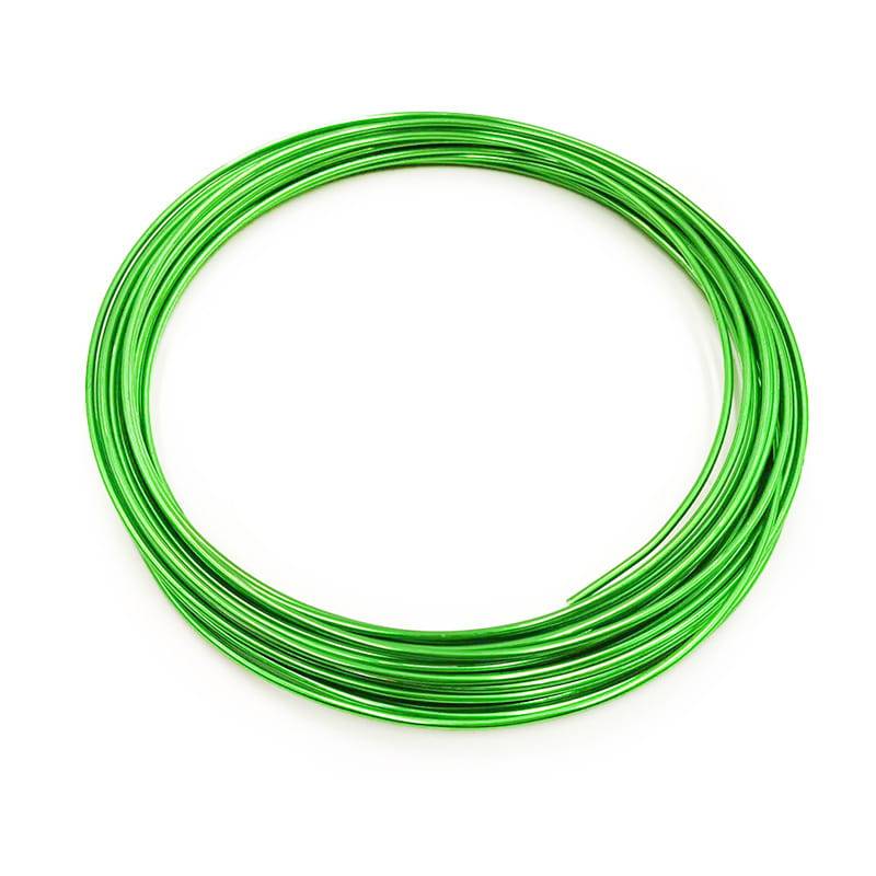Floral Wire - Ring - 2mmx10m - Green