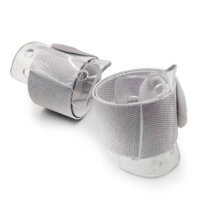 Wedding Wrist Corsage Base – Set of 2 – White Fabric Bracelet