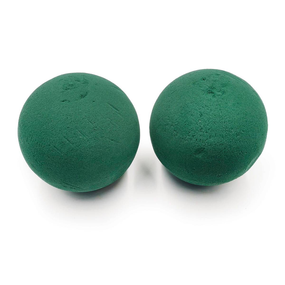 Floral foam – Sphere Ø120 mm – 2 pcs – wet