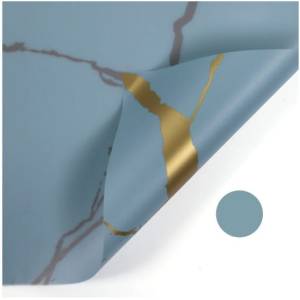 Floral Foil - "Marble" Pastel Green - Sheets 58x58 cm - 20pcs