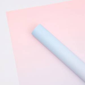 Floral Foil - "Gradient" Blue + Pink - Sheets 50x58 cm - 20pcs