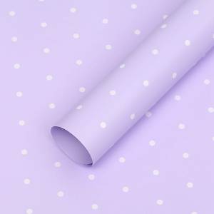 Floral Foil - Dots Lilac - Sheets 58x58 cm - 20pcs