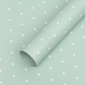 Floral Foil - Dots Pastel Green - Sheets 58x58 cm - 20pcs
