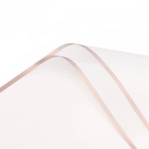 Floral Foil - "Frame" White - Sheets 58x58 cm - 20pcs