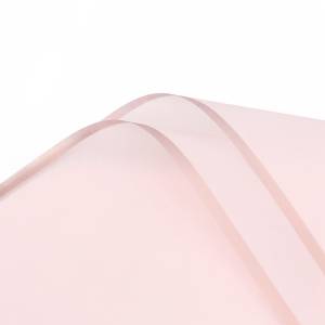 Floral Foil - "Frame" Light Pink - Sheets 58x58 cm - 20pcs
