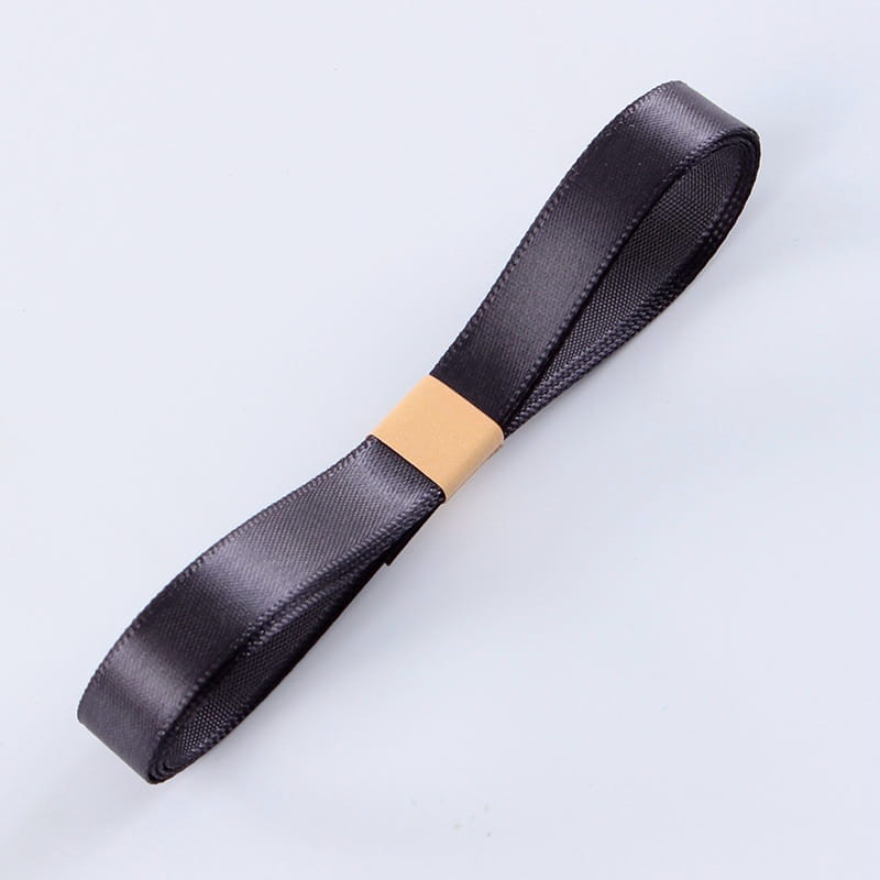 Floristic Ribbon - Coal - Roll 1cmx82m