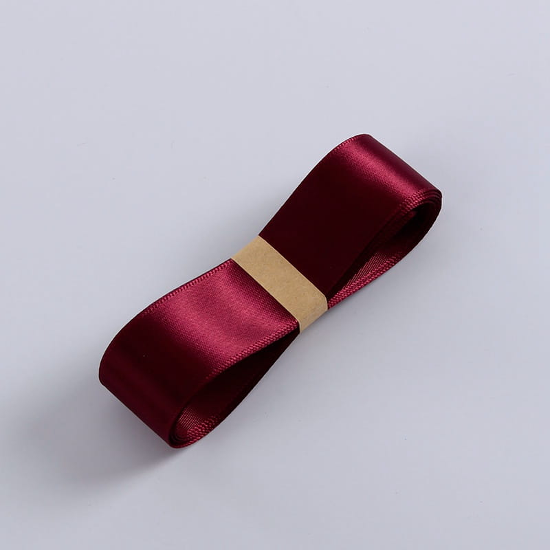 Floristic Ribbon - Wine Red - Roll 2.5cmx32m