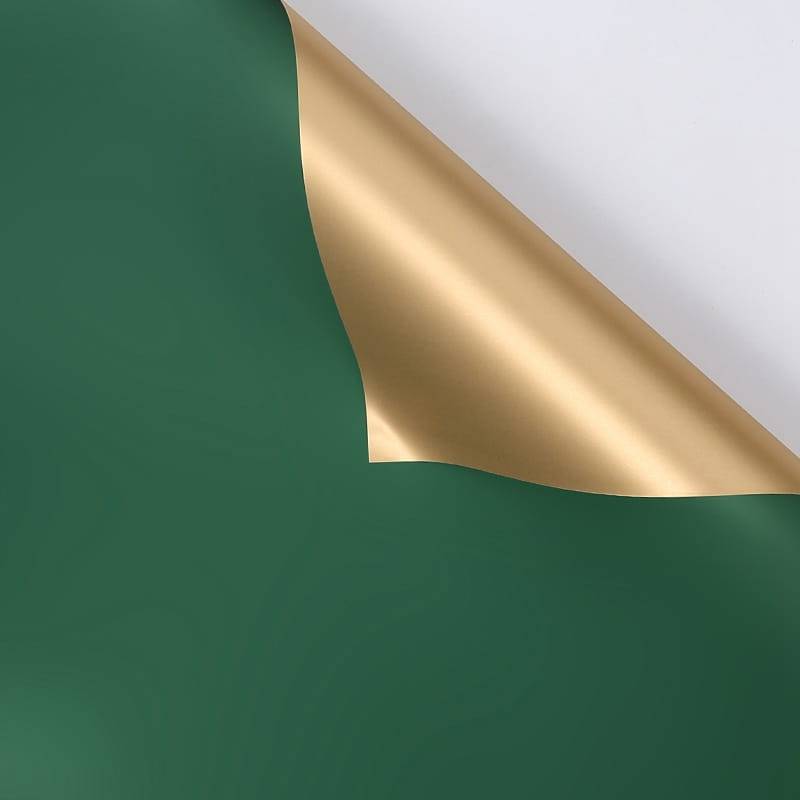 Floral Foil 'Gloss' - Green - Sheets 58x58 cm - 20 pieces