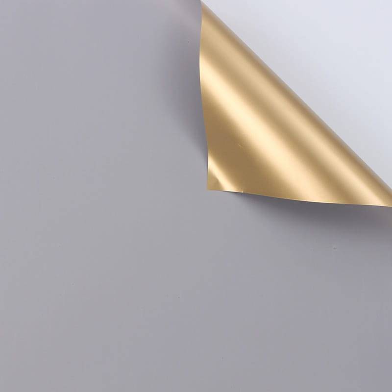 Floral Foil "Gloss" - Gray - Sheets 58x58 cm - 20 pieces