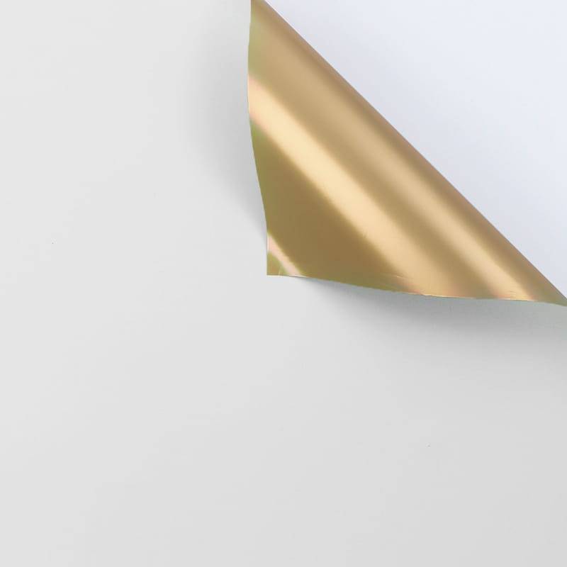 Floral Foil 'Gloss' - White - Sheets 58x58 cm - 20 pieces