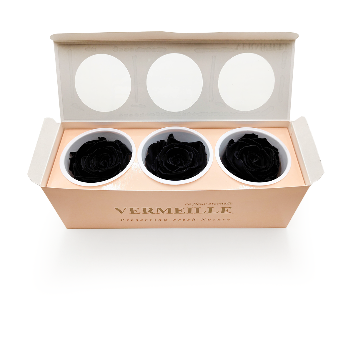 Preserved Rose - Carbon Black - XL - 3 pcs