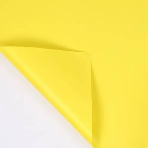 Floral Foil - Yellow  - Sheets 58x58 cm - 20pcs