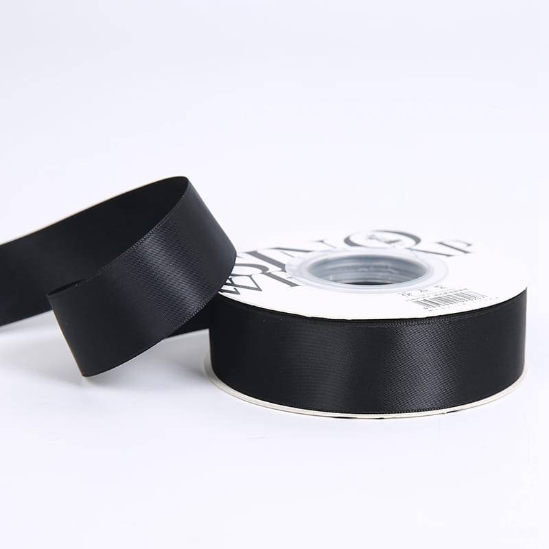 Floristic Ribbon - Black - Roll 2.5cmx18m