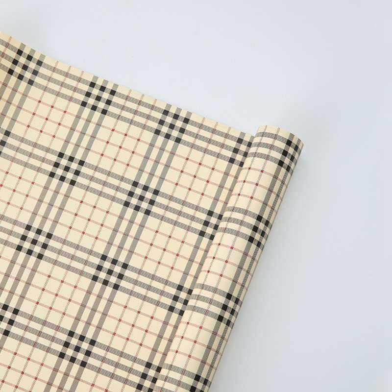 Floral Foil "Grid"- Peach - Sheets 58x58 cm - 20pcs