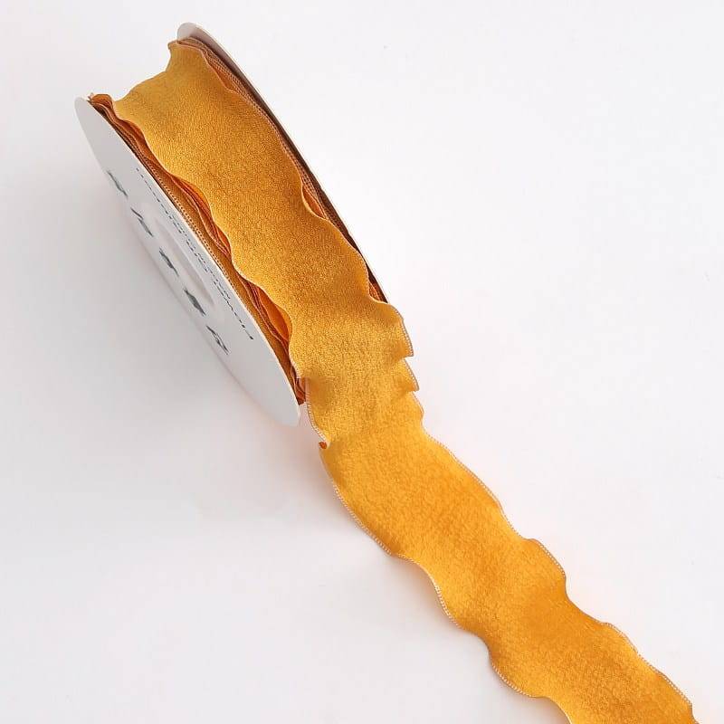 Floristic Ribbon - Orange - Roll 2.5cmx9m