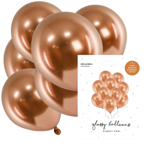 Glossy Balloons - Copper - 30 cm (10 pcs)