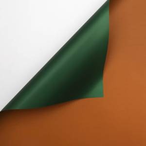 Floral Foil - Green + Copper - Sheets 58x58 cm - 20pcs