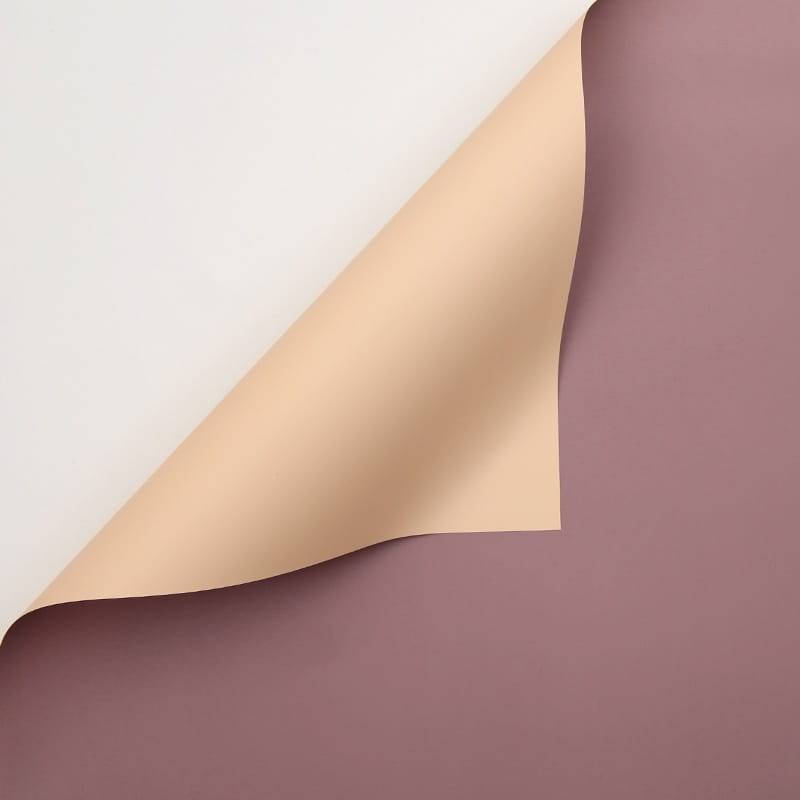 Floral Foil - Victorian Pink + Brown - Sheets 58x58 cm - 20pcs