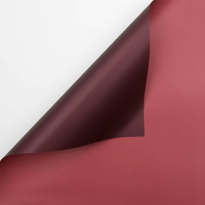 Floral Foil - Wine + Red - Sheets 58x58 cm - 20pcs 