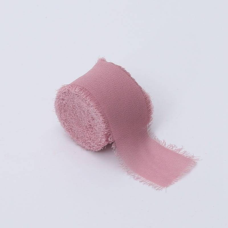 Floristry Ribbon – Chiffon – Dusty Pink – Roll 4cm x 4.5m