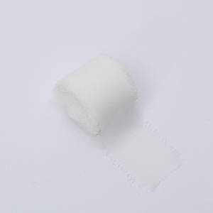 Floristry Ribbon – Chiffon – Pure White – Roll 4cm x 4.5m