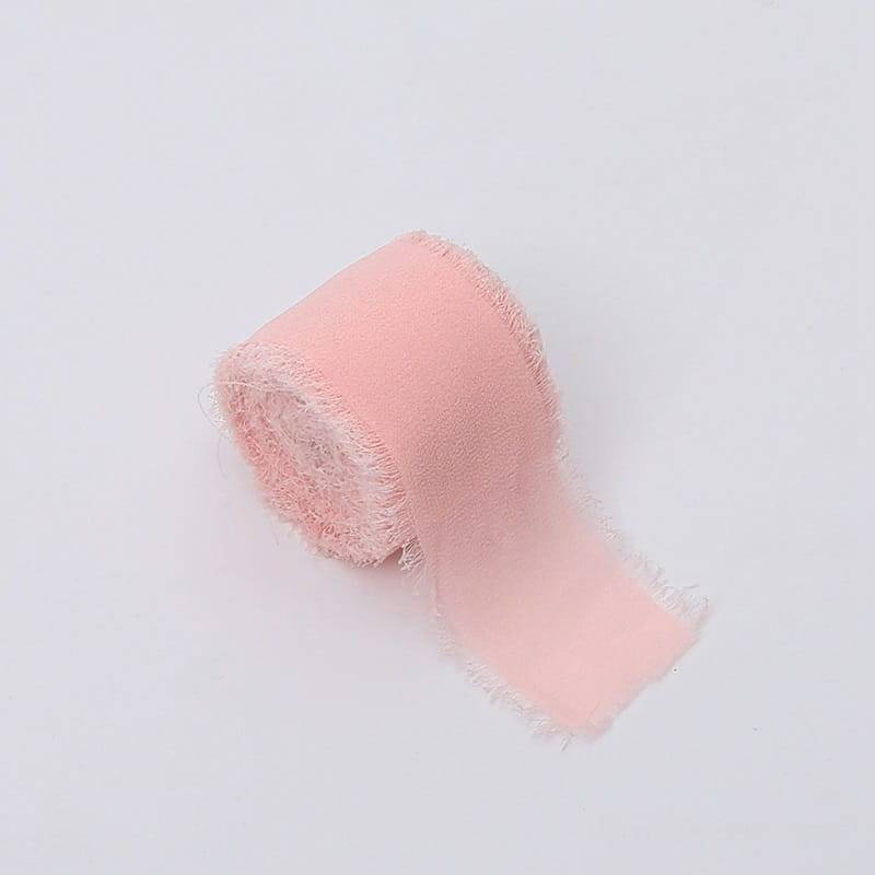 Floristry Ribbon – Chiffon – Light Pink – Roll 4cm x 4.5m