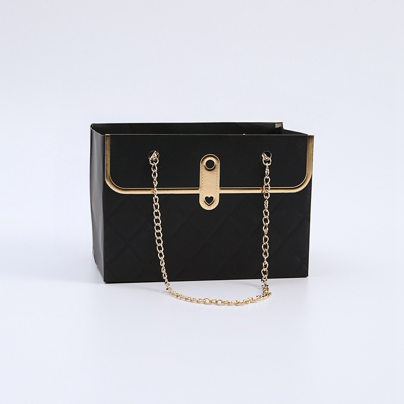 Floristry Box – Bag – Enchanted Bloom Bag – Black – 6 pcs