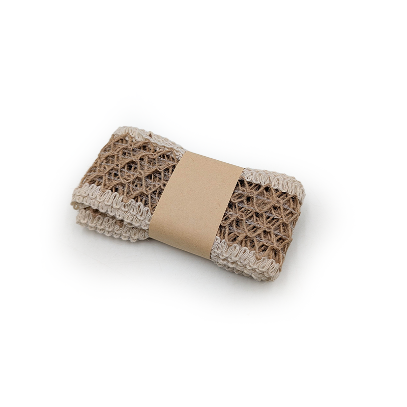 Jute Floristry Ribbon – Natural – Hexagon – Roll 4cm × 2m