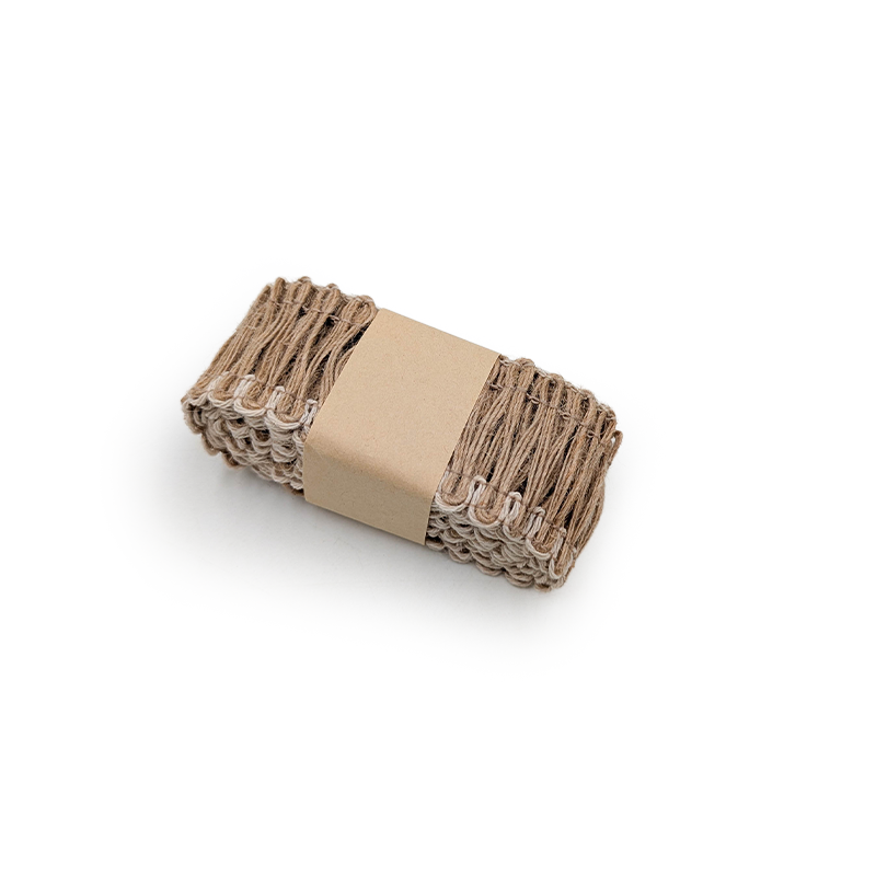 Jute Floristry Ribbon – Natural – Rustic Fringes – Roll 4cm × 2m