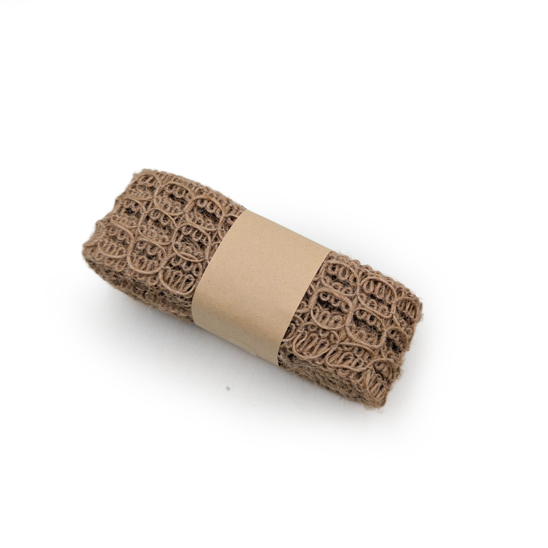 Jute Floristry Ribbon – Natural – Braided Loops – Roll 4cm × 2m