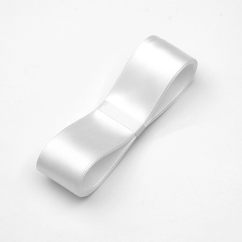 Floristic Ribbon - White - Roll 2.5cmx32m